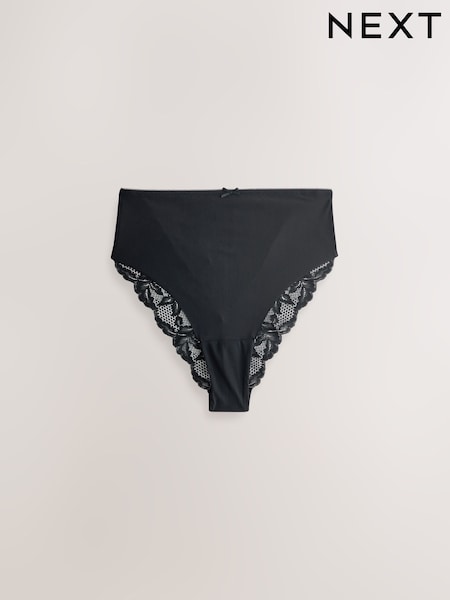 Musta - Ei näkyviä pikkuhousujen rajoja Lace Back Lyhyet alushousut 3 Pack (AR4673) | €26
