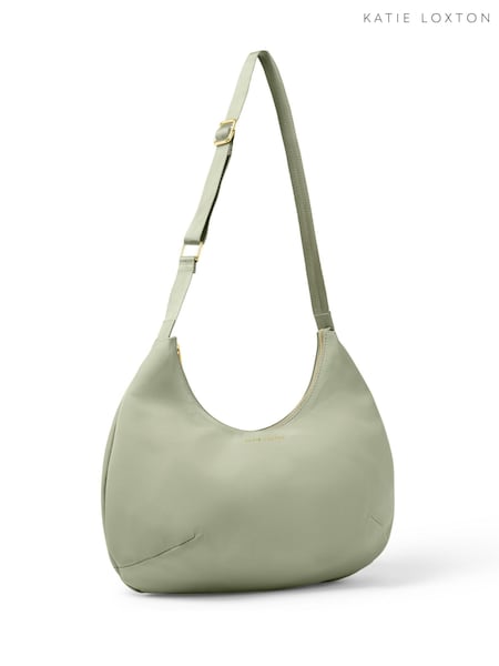 Katie Loxton Green Nylon Lux Sling Bag (AR4775) | kr714