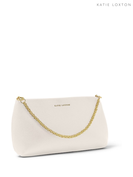 Katie Loxton White Margot Clutch (AR4786) | 148 QAR