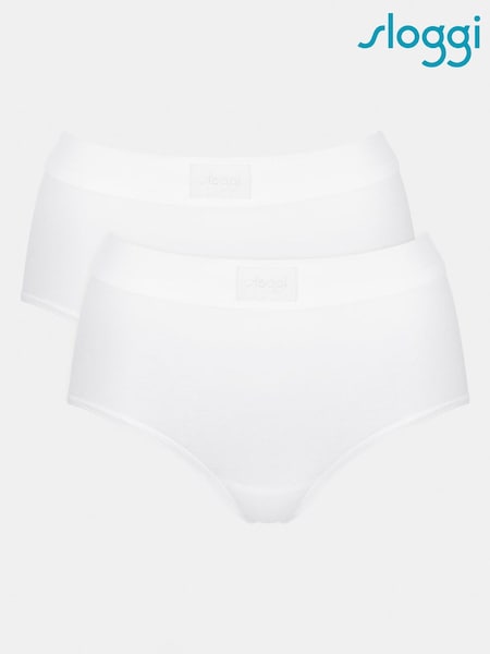 Sloggi White Double Comfort T Tai Briefs 2 Pack (AR4913) | €35