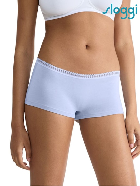 Синий - Sloggi GO Crush High Leg Briefs 3 Pack (AR4915) | €24