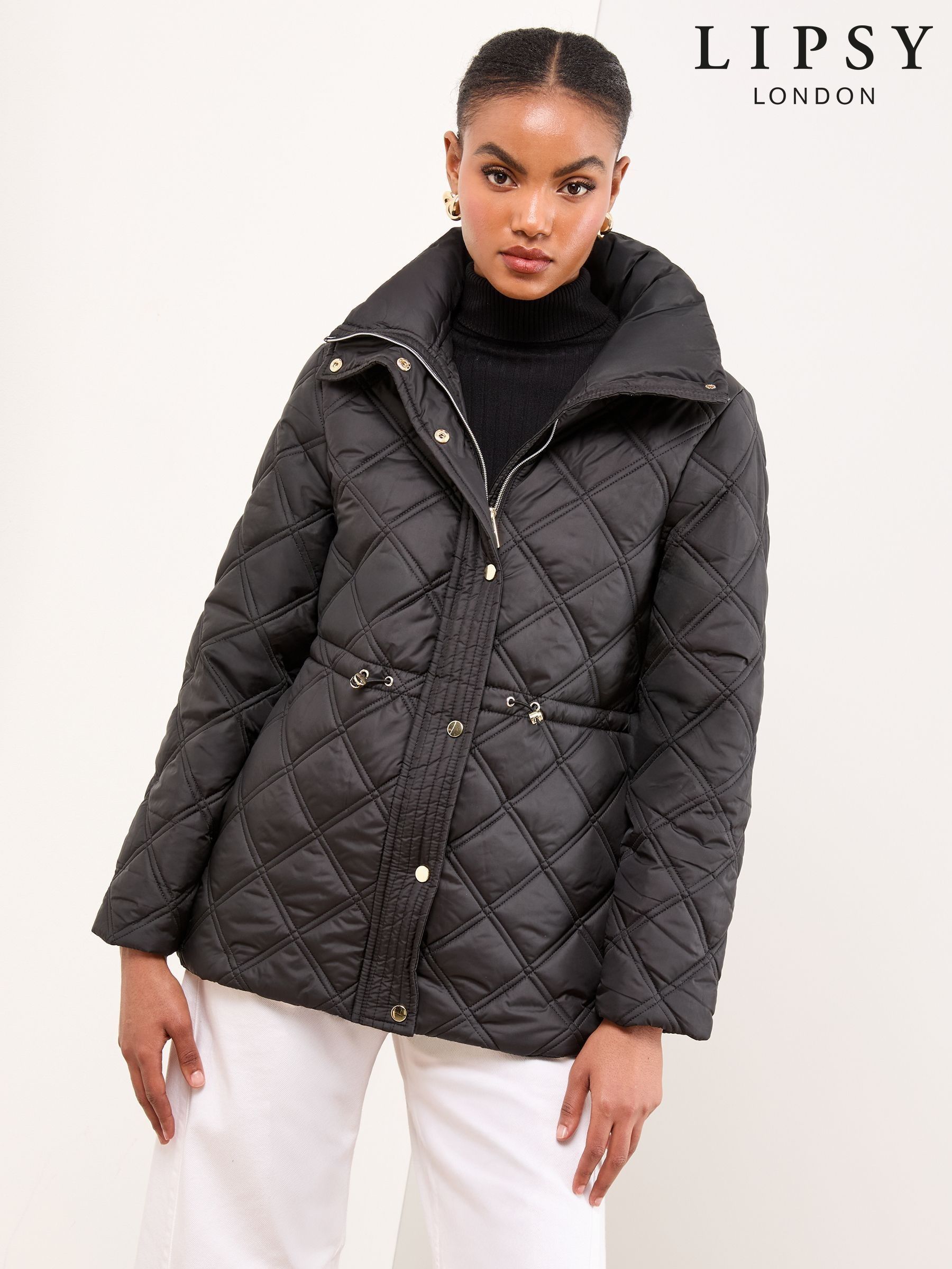 Women's Black Short Coats | Next USA