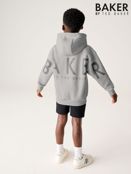 Baker by Ted Baker Oversized Back Print Hoodie (AR6064) | ₪141 - ₪166