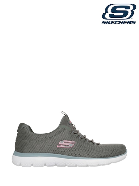 Skechers Khaki Green Summits Summer Blush Trainers (AR6068) | €75