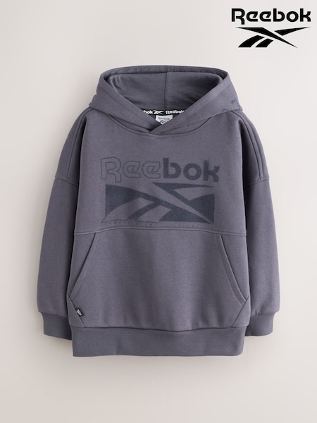 Reebok Heather Purple Cotton Flocked Logo Hoodie (AR6139) | €25 - €33