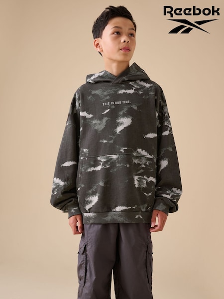 Reebokk Grey Camo All Over Printed Hoodie (AR6145) | €28 - €35