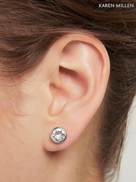 Karen Millen Crystal Dot Stud Earrings (AR6168) | ₪176