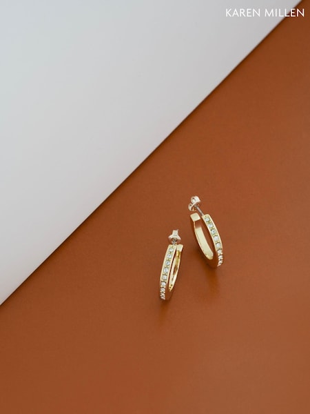 Karen Millen Small Crystal Hoop Earrings (AR6176) | 2,704 UAH