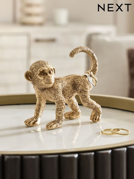 Gold Monkey Ring Holder (AR6194) | AED37