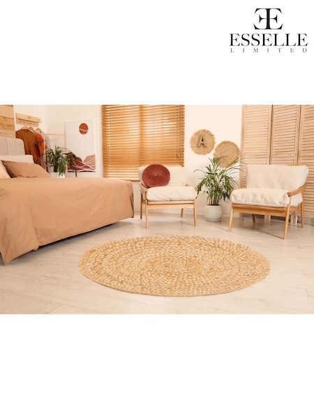 Esselle Heaton 60x60cm Woven Circle Jute Rug (AR6340) | 48 €