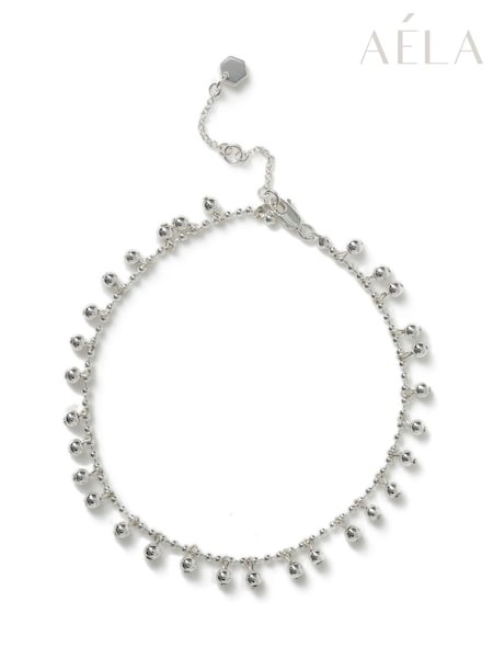 Aela Silver Tone Ball Anklet (AR6363) | €13
