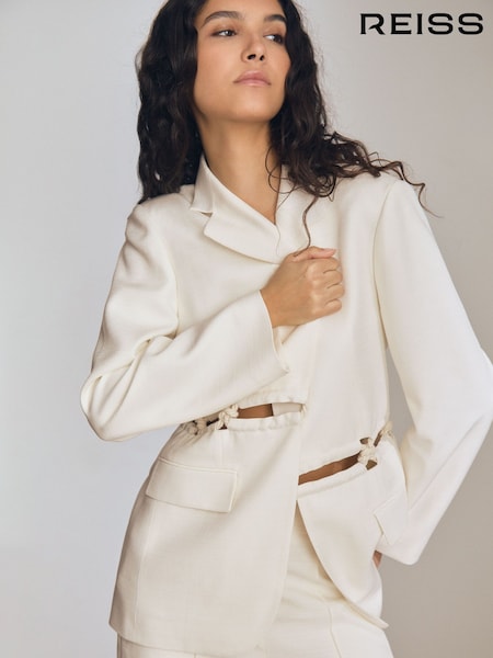 Reiss Leia Atelier Rope Detail Single Breasted Blazer (AR6475) | €937