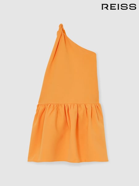 Reiss Orange Railey 13-14 yrs One-Shoulder Tiered Dress (AR6504) | AED576