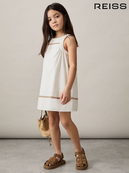 Reiss Rosie Plaited Trim Sleeveless Dress (AR6508) | 95 €