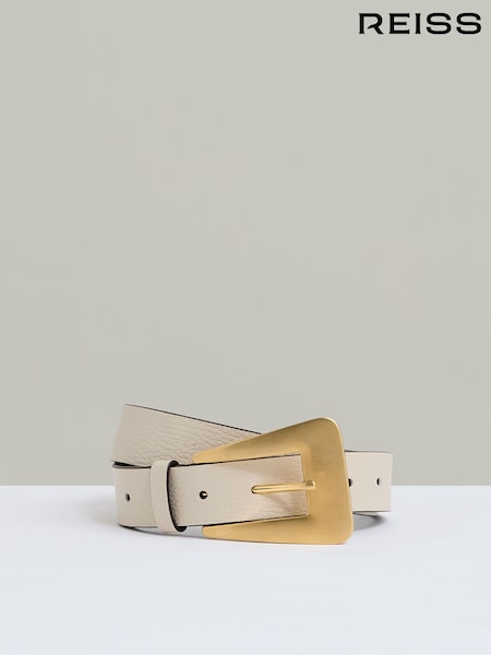 Reiss Louisa Leather Statement Buckle Belt (AR6544) | 95 €