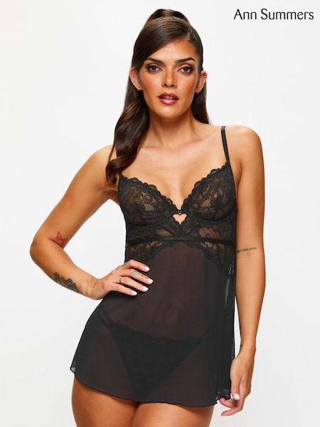 Ann Summers Black Sexy Lace Babydoll (AR6568) | €37