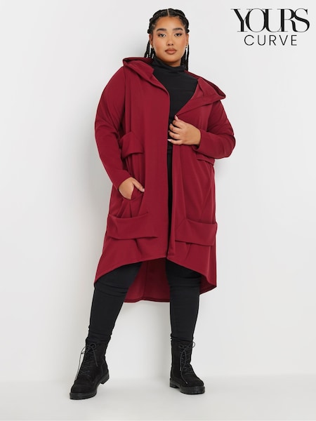 Yours Curve Longline Hooded Jacket (AR6653) | € 38