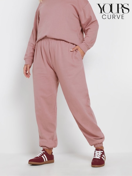 Vaaleanpunainen - Yours Curve Cuffed Verryttelyhousut (AR6683) | €35