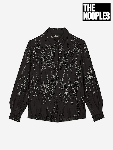 The Kooples Black Long Sleeved Shirt (AR6716) | €351