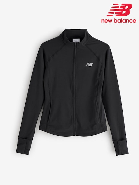 New Balance Black Womens Harmony Full Zip Running Jacket (AR6748) | €93