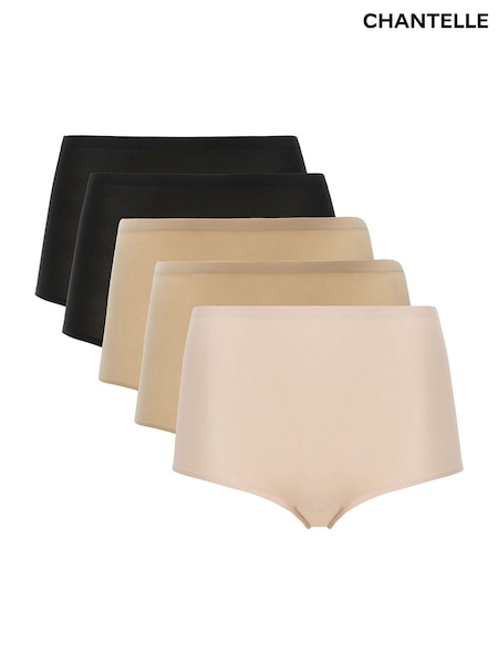 Soft Stretch Seamless One Size High Waisted Knickers 5 Pack (AR6890) | €109