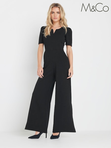 M&Co Petite Notch Neck Jumpsuit (AR6893) | €68
