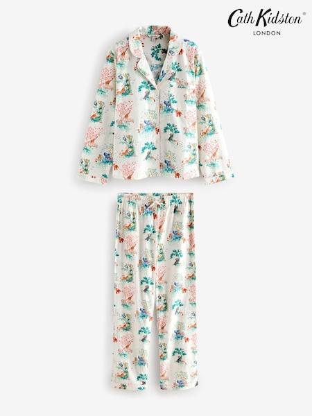 Cath Kidston Ecru Great Ormond Street Hospital Button Through Pyjama Set (AR6944) | €82