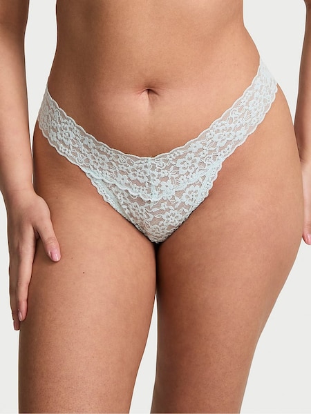 Victoria's Secret Tradewind Blue Thong Strappy Back Knickers (AR7215) | €10.50