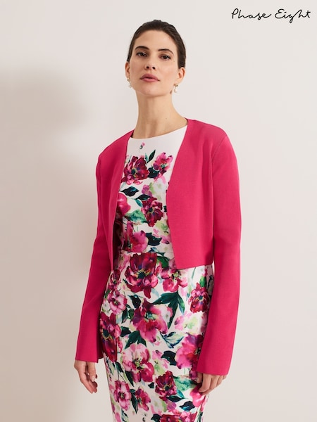 Phase Eight Pink Yasmin Fluted Sleeve Cover-Up (AR7388) | €95