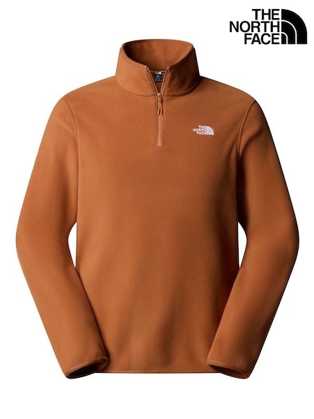 The North Face Orange Glacier 1/4 Zip Fleece (AR7497) | €77