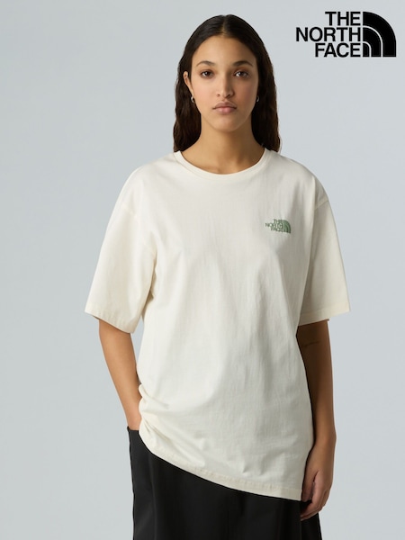 The North Face White NSE Slopes Back Print Relaxed T-Shirt (AR7600) | €40