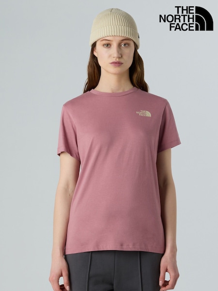 The North Face Pink Relaxed W Box T-Shirt (AR7618) | €35
