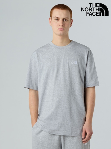The North Face Grey Essential Oversized T-Shirt (AR7630) | €42