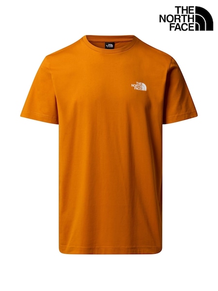 The North Face Orange Simple Dome T-Shirt (AR7660) | AED140