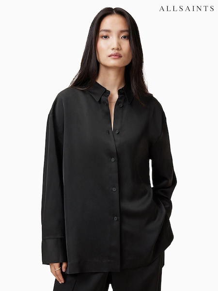 AllSaints Black Myrtle Shirt (AR7766) | 9,553 UAH