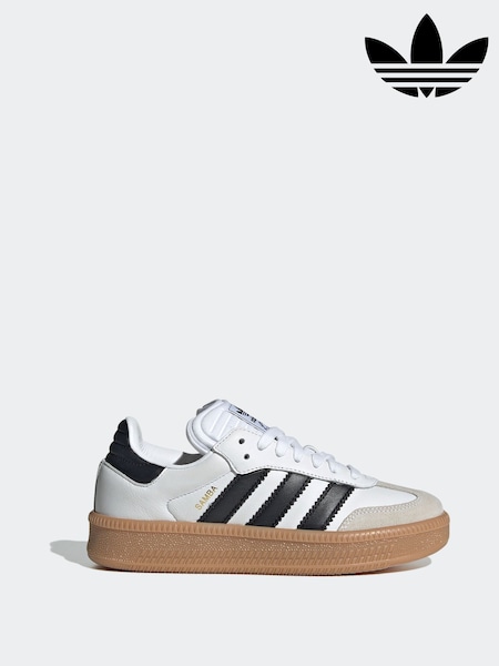 adidas Originals White Samba XLG Lace Junior Trainers (AR7833) | AED437