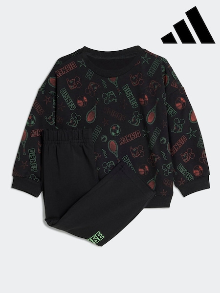 adidas Black Disney Mickey Mouse Sweatshirt and Jogger Infant Kids (AR7898) | R$ 375