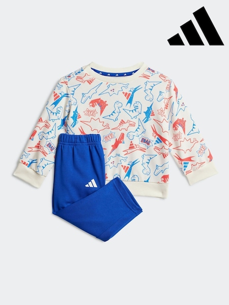 adidas White Essentials Adiraptor Sweatshirt and Jogger Set Infant Kids (AR7914) | €42