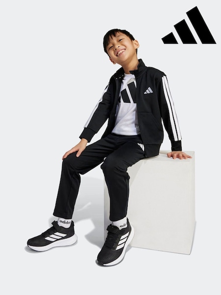 adidas Black Essentials Climacool Tracksuit Little Kids (AR7923) | R$ 325