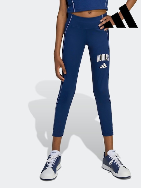 adidas Blue Train Essentials Collegiate Leggings Kids (AR7947) | R$ 225