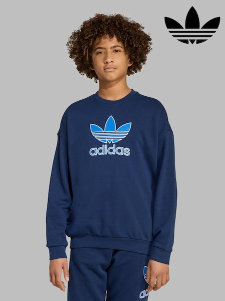 adidas Originals Blue Trefoil Kids Sweatshirt (AR8070) | €42