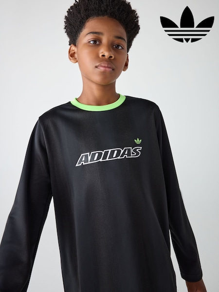 adidas Originals Black Long Sleeve Kids Top (AR8078) | €35