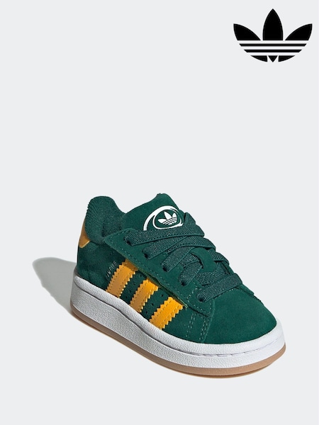 adidas Originals Green Campus 00s Comfort Closure Elastic Lace Infant Trainers (AR8094) | €63