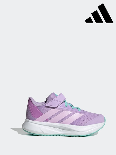 adidas Purple Duramo SL Hook and Loop Running Kids Trainers (AR8127) | R$ 325