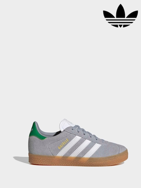 adidas Originals Grey Gazelle Lace Kids Trainers (AR8195) | €60