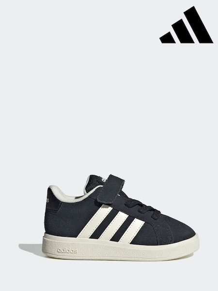 adidas Black Grand Court Trainers (AR8214) | R$ 295
