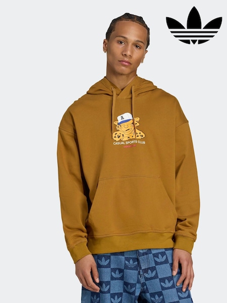 adidas Originals Brown Wabash Loose Hoodie (AR8229) | €92