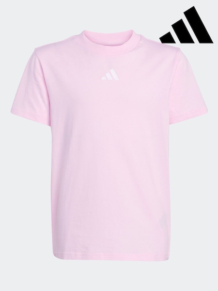 adidas Pink Essentials T-Shirt Kids (AR8237) | R$ 120