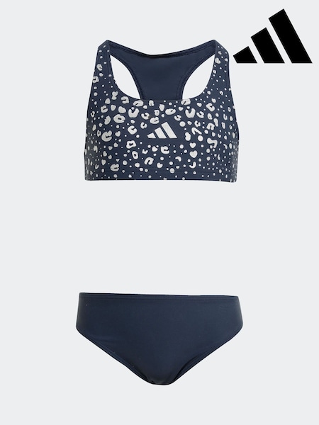 adidas Blue Glitter Kids Bikini Set (AR8251) | R$ 225