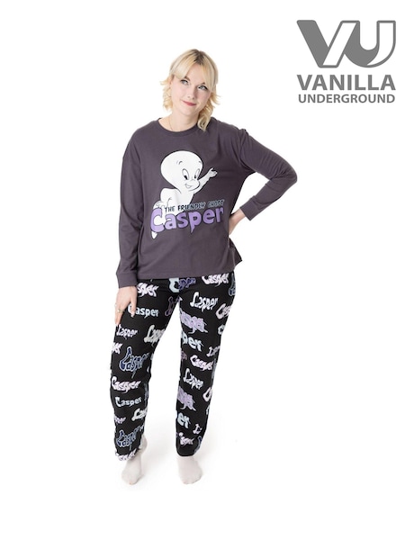 Vanilla Underground Womens Casper The Friendly Ghost 100% Cotton Pyjamas (AR8306) | ‏173 ر.ق.